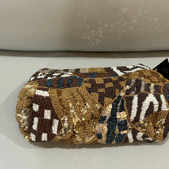 Beaded Sequin Patchwork Design Bag From India to You Tik Tok Viral NWT - Picture 5 of 5